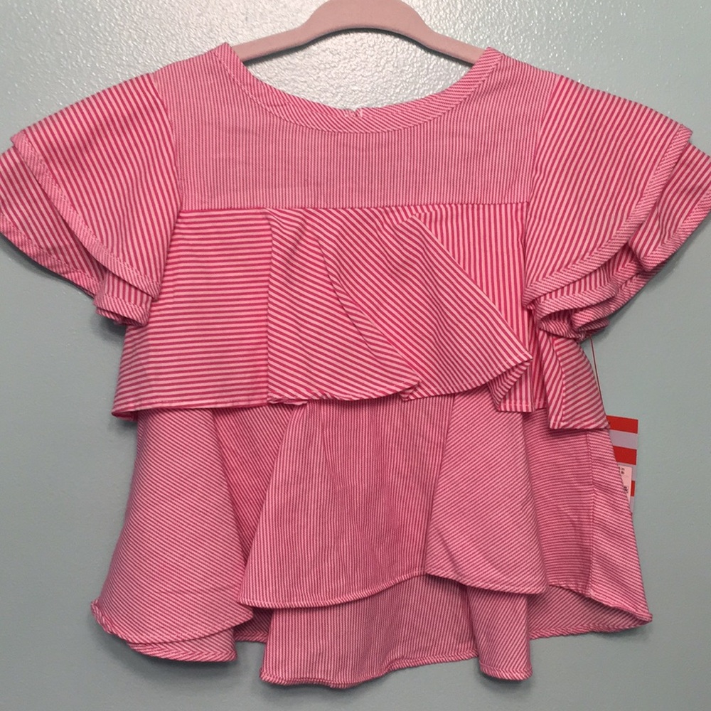 Cat and jack pink shirt